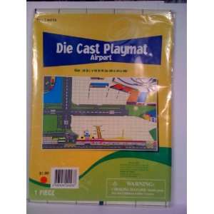  Die Cast Playmat AIRPORT (Size 26 inches Long x 40 inches Wide 