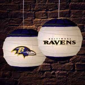  Baltimore Ravens Rice Paper 18 Lamp