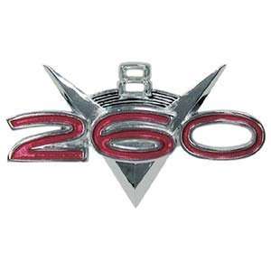  62 63 Fairlane / 62 64 Falcon 260 V8 Fender Emblem (C2OZ 