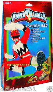 Power Rangers Prefilled Goody Bag Party Favors (1)  
