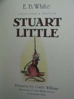 Stuart Little by E. B. White, Easton Press, childrens classic  