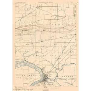  USGS TOPO MAP TONAWANDA QUAD NEW YORK (NY) 1900