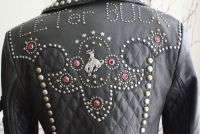 HOT DOUBLE D RANCH PECOS PETE LEATHER JACKET STUDS AND MORE XL 