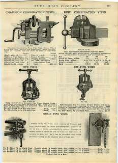 1924 Champion Combination Vises Buhl Badger Anvil ad  