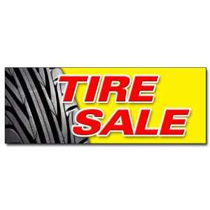  24 TIRE SALE 1 DECAL sticker tires sale sell wheels wheel rim rims 