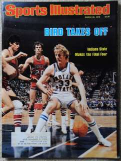 Sports Illustrated Indiana State Larry Bird March 26, 1979  