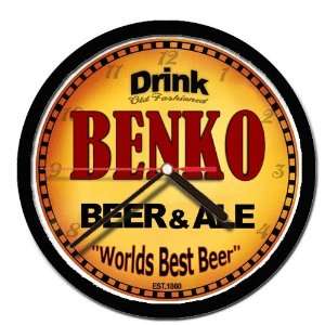  BENKO beer and ale cerveza wall clock 