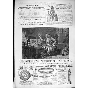   1887 ADVERTISEMENT CROSFIELDS PERFECTION SOAP BENSONS