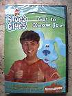 BLUES CLUES Get To Know Joe Brand NEW DVD SEALED