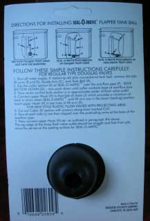 B260V Gunk Seal O Matic toilet flush Flapper tank ball  