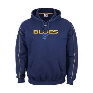 Majestic St. Louis Blues Classic Hooded Sweatshirt   St Louis Blues 