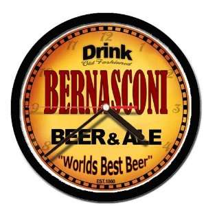  BERNASCONI beer and ale cerveza wall clock Everything 