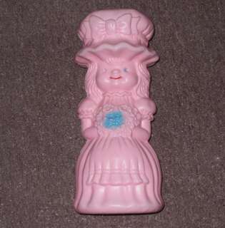 GIRL Piggy BANK   Blow Mold Plastic   1974   Pink   16 /12 tall 