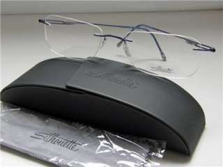 New Authentic Silhouette Titanium Rimless Eyeglasses 7532 6080 Made In 