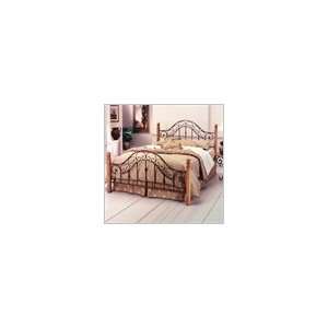  Hillsdale San Marco Metal Poster Bed in Brown Rust Copper 