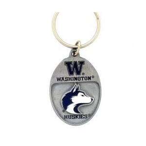  NCAA Team Logo Key Ring   Washington Huskies Sports 