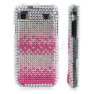  Ecell   PINK CRYSTAL BLING CASE FOR SAMSUNG I9000 GALAXY S 