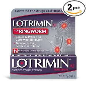  Lotrimin AF Ringworm Cream, 12 Gram Packages (Pack of 2 