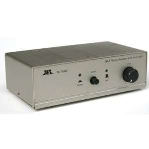  TCC TC 753LC SILVER Phono Preamp w/Level Control and AUX 