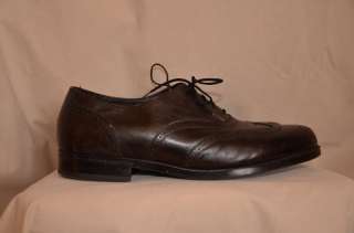 Florsheim Wingtip Mens Shoes 10 wing tip dress black vintage  