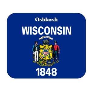  US State Flag   Oshkosh, Wisconsin (WI) Mouse Pad 
