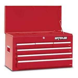   Wch 266rd L 6 Drawer Chest W/ Drawer Liners   Red