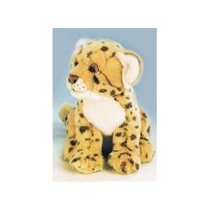   12 Inch Lifelike Sitting Stuffed Cheetah By SOS Toys & Games