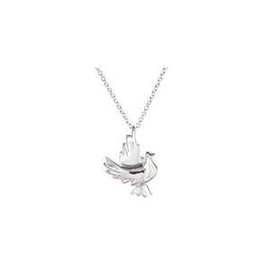  Tiffs Sterling Silver Dove Necklace Jewelry