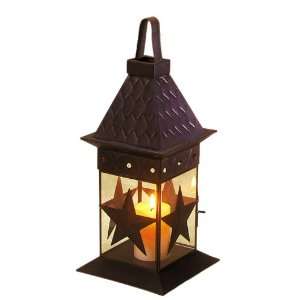 Large Rustic Star Candle Lantern, Candle Holder 