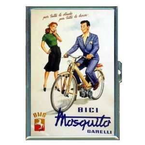   Bicycle Italy Retro ID Holder, Cigarette Case or Wallet MADE IN USA