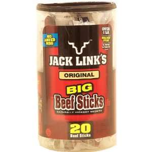 Jack Links Original Big Beef Sticks, 20 .92 oz.  Grocery 