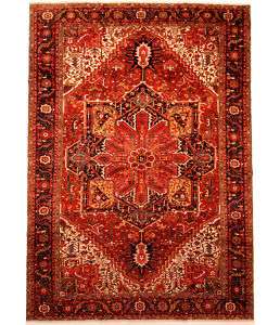 Large Area Rugs Handmade Persian Wool Heriz 12 x 17  
