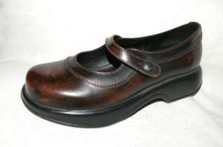   Leather Mary Janes Womens Shoes 39 / 8.5 9 Made in Portugal  