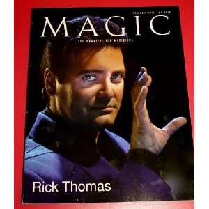   Magicians, December 2001, Volume 11, Number 4   Featuring Rick Thomas