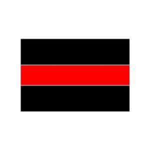  Thin Red Line Decal   Firefighters Fireman   Window Bumper 