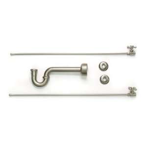  Lavatory Supply Kit   For 1/2 Copper Pipe   Brushed 