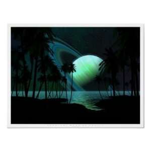  Tropical Moon of Thetis Posters