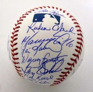 1980 Phillies WS Champs Signed Baseball 24 Signatures Rose/Schmidt 
