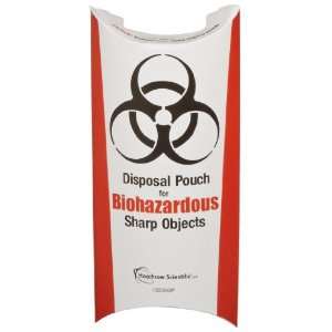 Heathrow Scientific HD23042P Paperboard Biohazardous Disposal Pouch 
