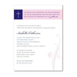  Baptism, Christening Invitations   Elegant Verse Daiquiri 