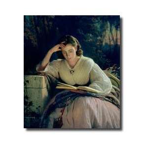  Reading portrait Of The Artists Wife 1863 Giclee Print 