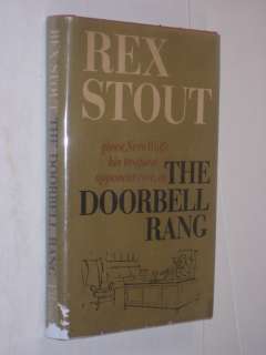 Rex Stout THE DOORBELL RANG 1965 Nero Wolfe HC DJ  