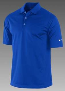 NIKE DRI FIT TECH SOLID POLO golf shirt ROYAL BLUE  