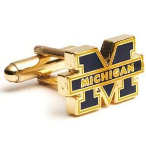  Michigan Wolverines NCAA Logod Executive Cufflinks w 