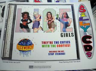 RARE SILLY CDS REDEMPTION LITHOGRAPH SPICE GIRLS LICE GIRLS LICEWORLD 