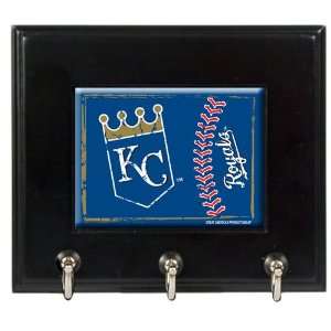 Kansas City Royals MLB Wood Keyhook Rack