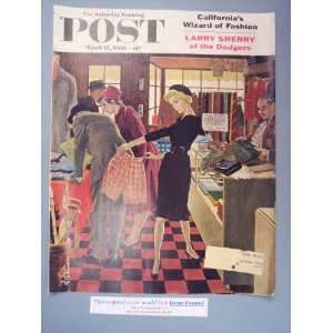  The Saturday Evening Post March 12,1960 cover only (cover 