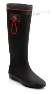 Redfoot Foldable Wellington Boots Rubber Rain Boot Festival Camping 
