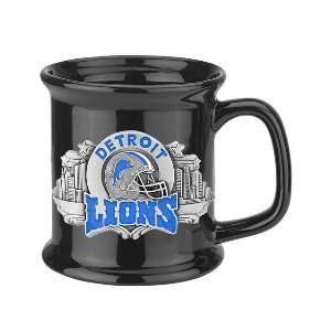  Detroit Lions Black Coffee Mug