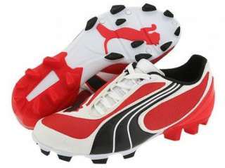 Puma 5.08 I FG Jr. 101504 02 Soccer Shoes Red/White/Blk  